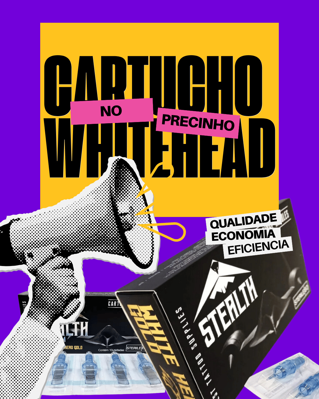 WH Pro - Cartuchos White Head linha Pro - em breve