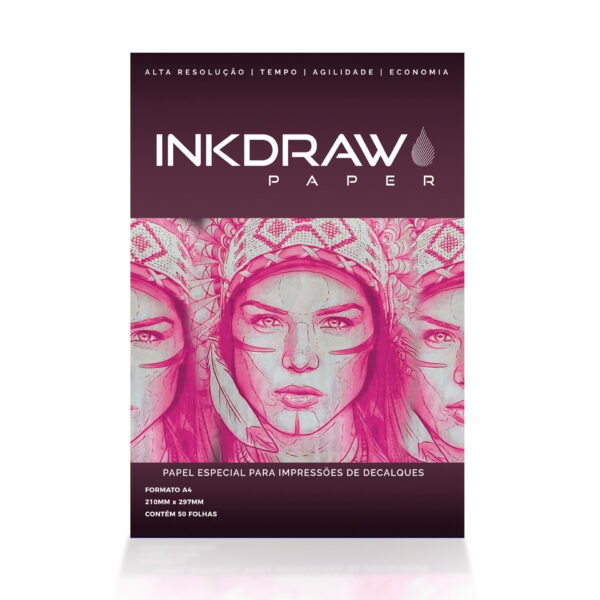 Papel Stencil Hectográfico - Inkdraw Paper - A4 - 50 Folhas